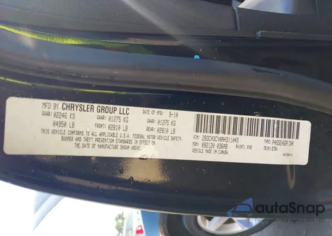 2010 Dodge Charger Sxt z USA, uszkodzony, nr VIN 2B3CA3CV6AH311045